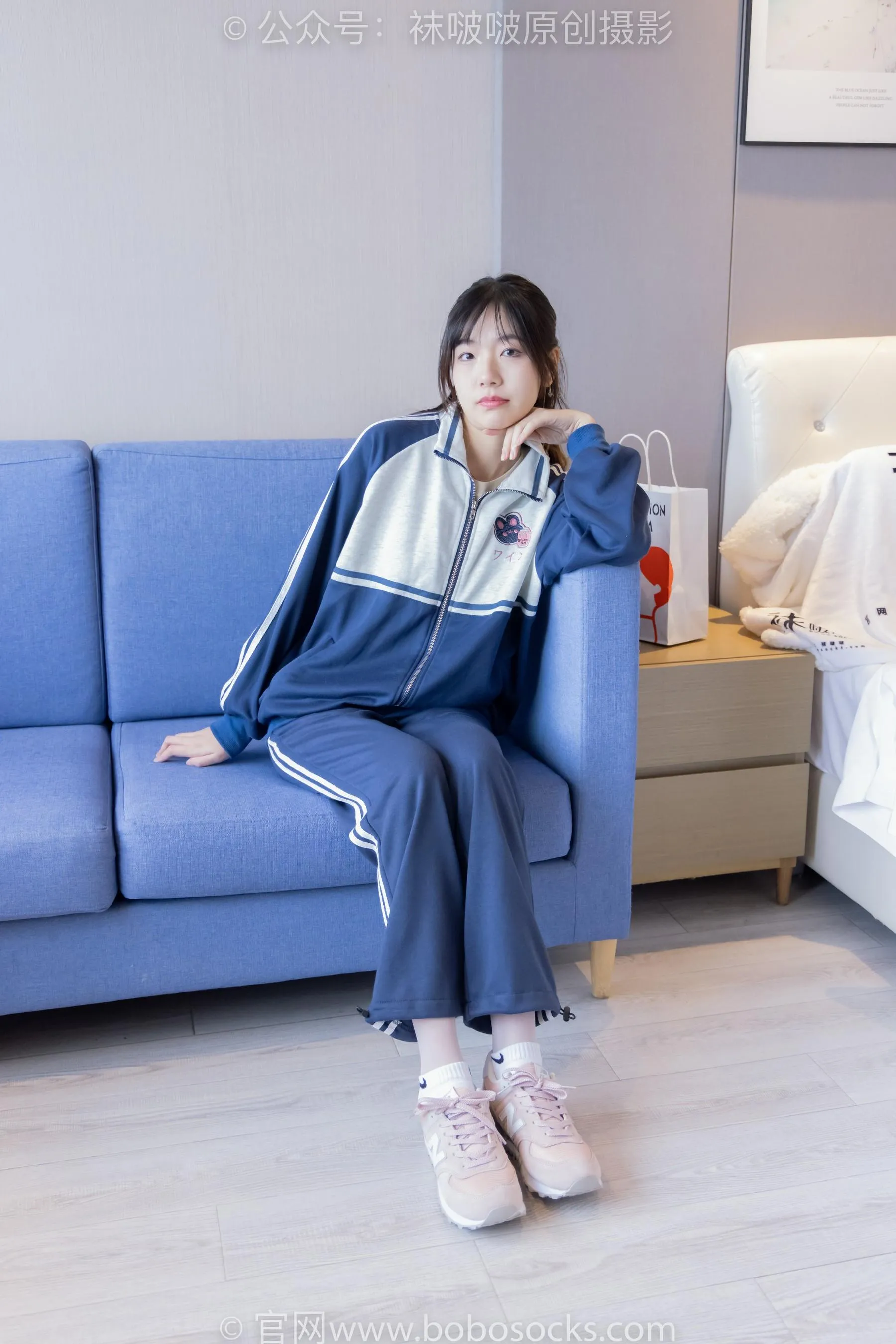 [BoBoSocks袜啵啵]NO.226 小甜豆-运动鞋、白棉袜、白丝 [87P]插图9